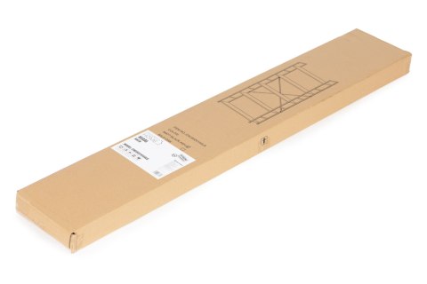 REGAŁ DREWNIANY SZEROKI NOWOCZESNY LOFT 5 PÓŁEK CZARNY MODERNHOME