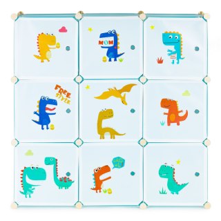 SZAFKA REGAŁ DLA DZIECI MODUŁOWA 9 PÓŁEK DZIECIĘCA