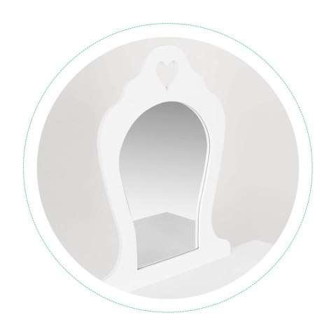 TOALETKA DZIECIĘCA DUŻA Z LUSTREM DLA DZIEWCZYNKI ECOTOYS