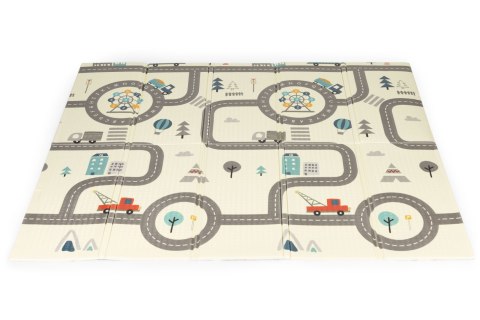 MATA PIANKOWA EDUKACYJNA DWUSTRONNA SKŁADANA DUŻA TORBA ECOTOYS