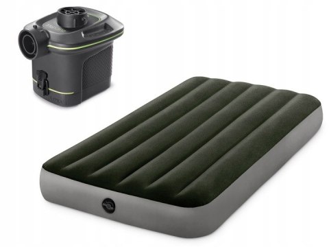 MATERAC DMUCHANY ELEKTRYCZNA POMPKA GRATIS INTEX 64777