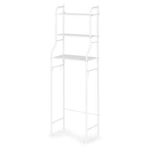 WYSOKI REGAŁ WC ŁAZIENKOWY NAD SEDES 3 PÓŁKI ALUMINIOWA KONSTRUKCJA