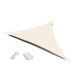 ŻAGIEL PRZECIWSŁONECZNY DASZEK WODOODPORNY 4X4X4M MODERNHOME - BEŻOWY