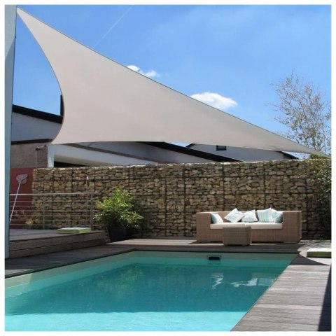 ŻAGIEL PRZECIWSŁONECZNY DASZEK WODOODPORNY 5X5X5M MODERNHOME - SZARY