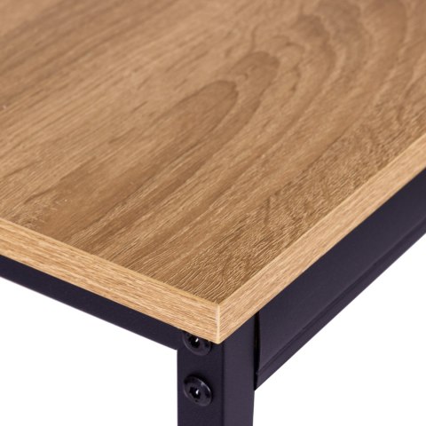 ZESTAW KOMPLET MEBLI STOLIK 2 KRZESŁA METAL MDF MODERNHOME