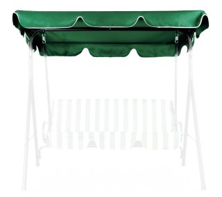 DASZEK DO HUŚTAWKI 166 X 112 CM WODOODPORNE POSZYCIE ZIELONY MODERNHOME