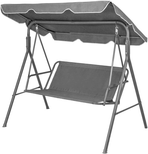 SIEDZISKO PODKŁAD DO HUŚTAWKI OGRODOWEJ 140X100 CM SZARE MULTIGARDEN