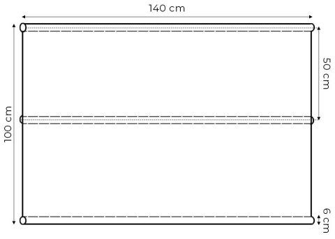 SIEDZISKO PODKŁAD DO HUŚTAWKI OGRODOWEJ 140X100 CM SZARE MULTIGARDEN