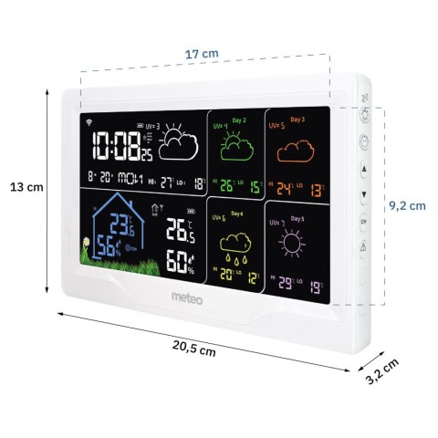STACJA POGODOWA WIFI Z PROGNOZĄ POGODY