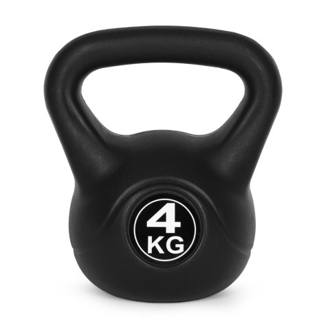 KETTLEBELL KETTLE 4 KG DO ĆWICZEŃ HANTLA KULA ODWAŻNIK OBCIĄŻENIE CIĘŻAR FITNESS MODERNHOME