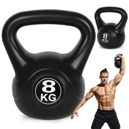 KETTLEBELL KETTLE 8 KG DO ĆWICZEŃ HANTLA KULA ODWAŻNIK OBCIĄŻENIE CIĘŻAR FITNESS MODERNHOME