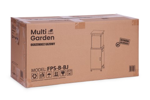 OGRZEWACZ GAZOWY PROMIENNIK GRZEJNIK 13 KW SZKLANY NA OGRÓD PATIO REDUKTOR KAMIENIE WULKANICZNE POKROWIEC MULTIGARDEN