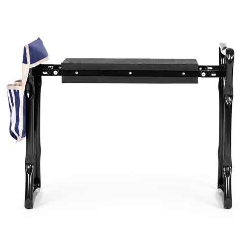 SKŁADANY KLĘCZNIK - STOŁEK DO PRACY W OGRODZIE 2W1 - NIEBIESKI