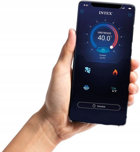 NADMUCHIWANE SPA OŚMIOKĄTNE BASEN Z HYDROMASAŻEM 4 OS. 180X71 CM AKCESORIA PREMIUM INTEX 28458