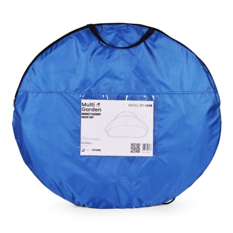 NAMIOT PLAŻOWY PARAWAN SAMOROZKŁADAJĄCY NA PLAŻĘ BASEN OGRÓD NIEBIESKI MULTIGARDEN