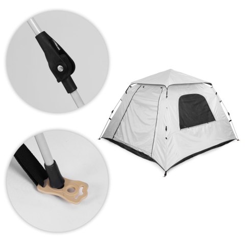 NAMIOT TURYSTYCZNY SAMOROZKŁADAJĄCY KEMPINGOWY 4-OSOBOWY IGLO 1500 MM MULTIGARDEN