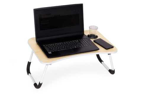 PODSTAWKA POD LAPTOPA SKŁADANA TACA 60X40 CM LAMPKA WIATRAK MODERNHOME