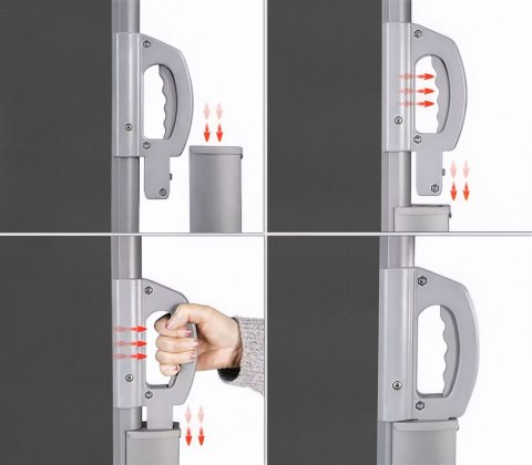 PODWÓJNA MARKIZA 300X300X180 CM PRZECIWSŁONECZNA BOCZNA PARAWAN ROLETA ANTRACYT MULTIGARDEN