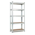 REGAŁ MAGAZYNOWY 180X90X40 CM STAL GALWANIZOWANA 5 PÓŁEK 875 KG MODERNHOME