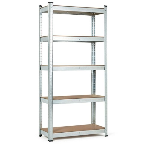 REGAŁ MAGAZYNOWY 205X120X45 CM STAL GALWANIZOWANA 5 PÓŁEK 875 KG MODERNHOME