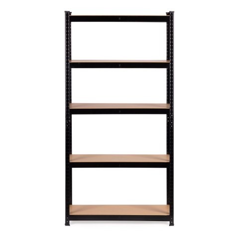 REGAŁ METALOWY MAGAZYNOWY 180X90X30 CM DO GARAŻU PIWNICY 5 PÓŁEK 875 KG MODERNHOME