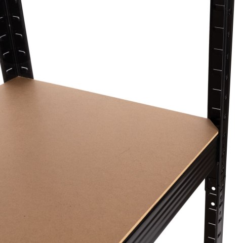 REGAŁ METALOWY MAGAZYNOWY 180X90X40 CM DO GARAŻU PIWNICY 5 PÓŁEK 875 KG MODERNHOME